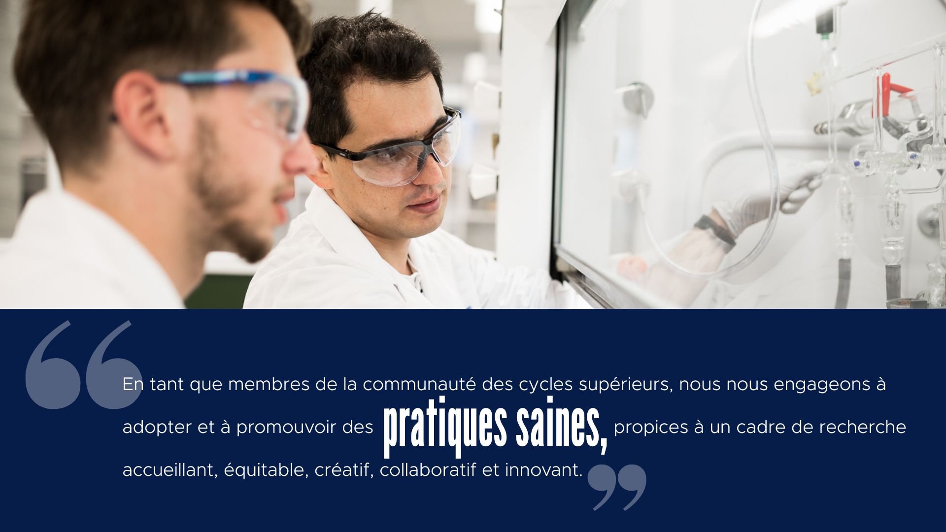 Laboratoire au Centre Armand-Frappier Santé Biotechnologie. Photo : Laëtitia Boudaud